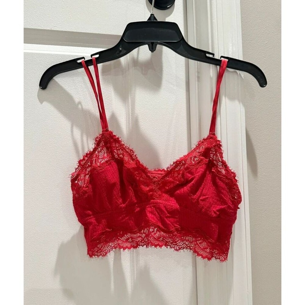 Aerie Red Lace Bralette
